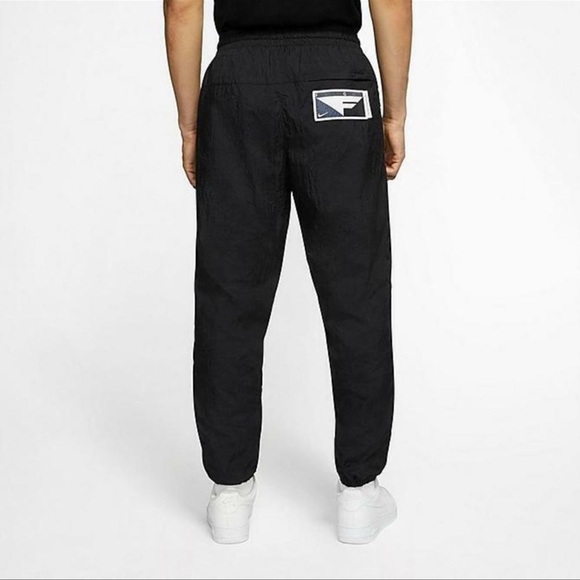 Nike Mens Flight Black Basketball Loose Fit Pants CN8512 - Picture 1 of 10